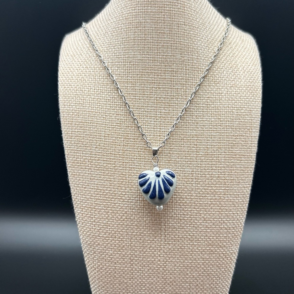 Authentic Talavera Heart Shape Necklace